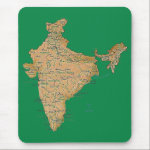 India Map Mousepad
