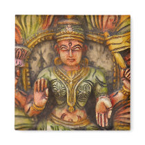 India Meditation Magnet by forbes1954 India Meditation Magnet