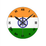 india round wallclocks