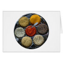 india spice tray card