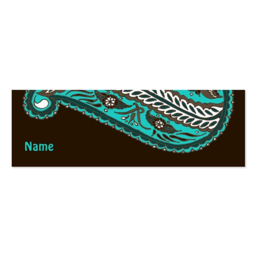 India! Teal â€¢ Profilecard Business Card Templates (front side)