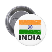 India Vintage Flag Buttons