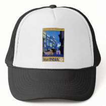 India - Vintage Travel - Visit India Mesh Hat