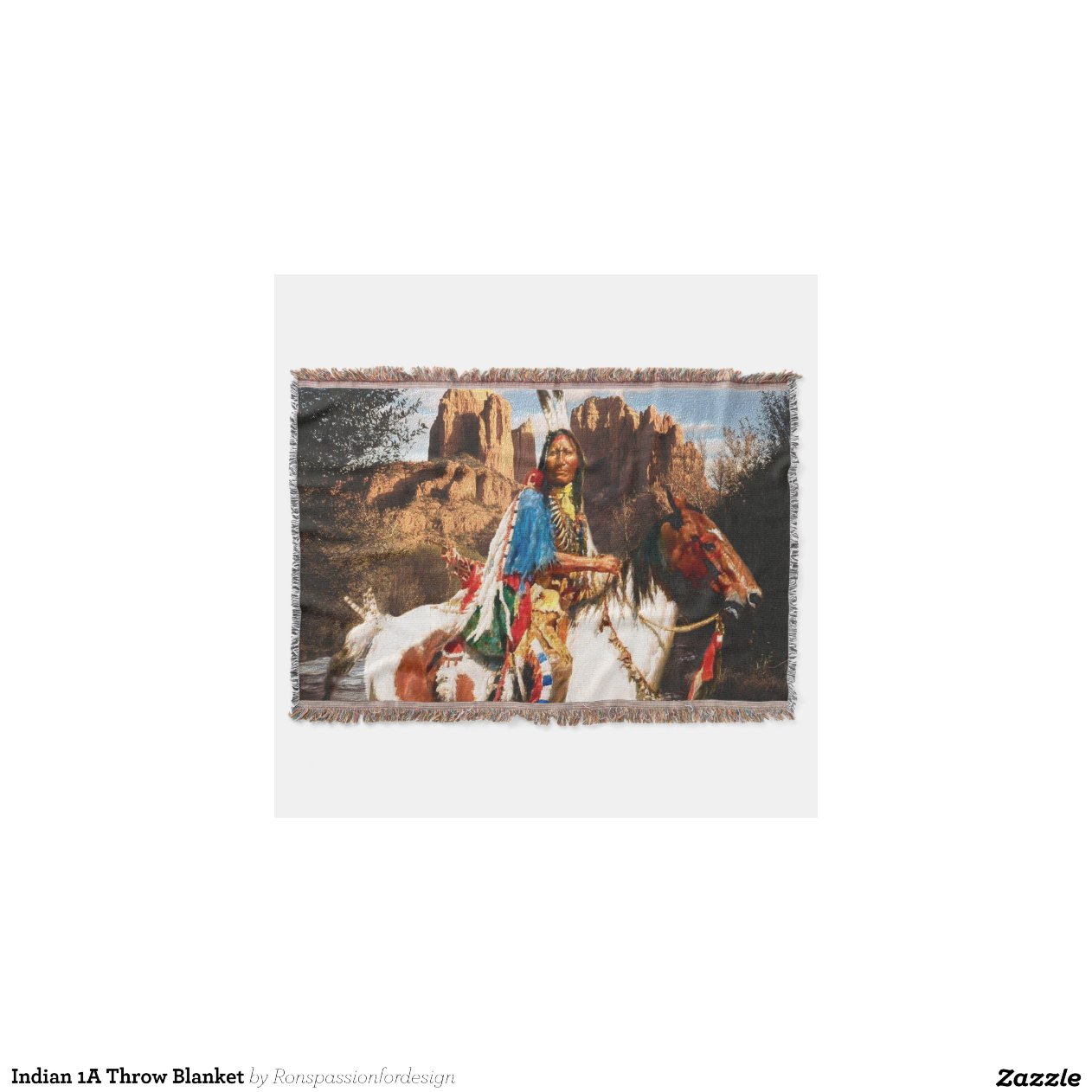 Indian 1A Throw Blanket Zazzle