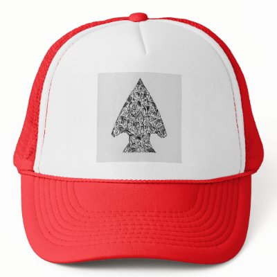 Effigy Arrow Heads on Indian Arrowhead Hats From Zazzle Com