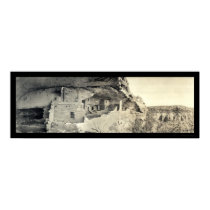 Indian Balcony House Photo 1918 posters