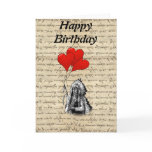Indian & balloons greeting cards
