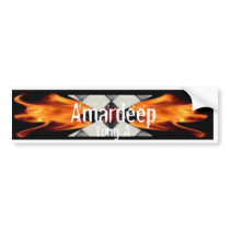 indian_banner, Amardeep, Yung A bumper stickers by notoriousaulakh indian_banner, Amardeep, Yung A bumper stickers