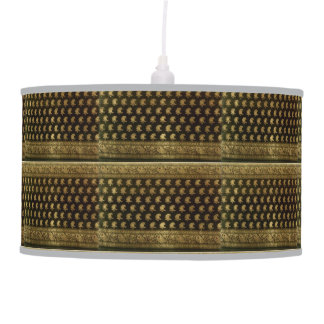 INDIAN BLACK SILK HANGING LAMP