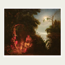 Indian Campfire (2166A) posters by Bancroft Indian Campfire (2166A) posters