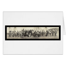 Indian Centennial Band Photo 1911 cards