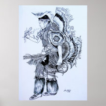 Indian Chants Magic Dance Print