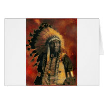 Indian_Chief Greeting Card