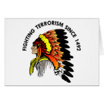 Indian Chief Fighting Terrorism cards