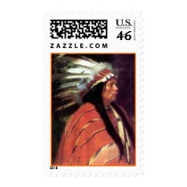 indian chief postage