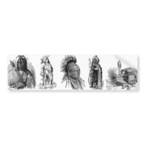 Indian Chiefs Bumper Sticker bumper stickers