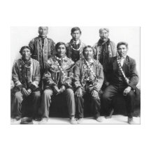 Indian Chiefs of Alaska Photograph Gallery Wrapped Canvas