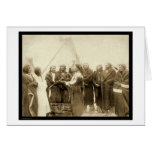 Indian Chiefs with General Miles SD 1891 Card