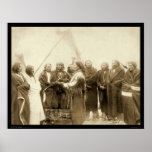 Indian Chiefs with General Miles SD 1891 posters