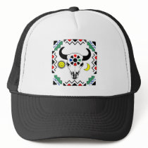 Indian Cow Skull Trucker Hat