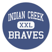 Indian Creek - Braves - High - Trafalgar Indiana stickers by customteamsportswear Indian Creek - Braves - High - Trafalgar Indiana stickers