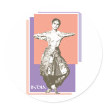 Indian Dancer stickers by alternateworlds Indian Dancer stickers