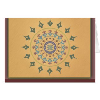 Indian Design Card card