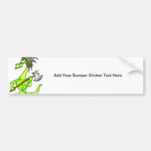 Indian Dragon Bumper Sticker
