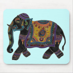Indian Elephant Art Mousepad