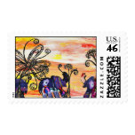 Indian Elephants postage postage