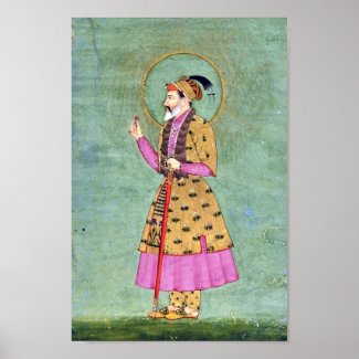 Indian Emperor Painting Poster