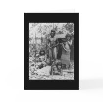 Indian Family in the Amazon in Brazil 1902 cards