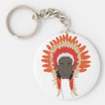 indian feathers face mask keychains
