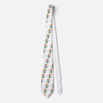 Indian Flag Maple Leaf Necktie