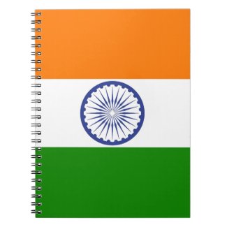 Indian Flag Spiral Note Book