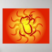 Indian God Ganesha - Poster