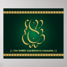 Indian God Ganesha - Poster