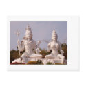 Indian God - Shiva and his wife - Parvati postcards