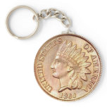 Indian Head Cent Key Chains