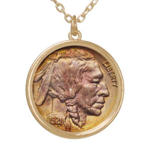 Indian Head Nickel Vintage Costume Jewelry Charm Zazzle