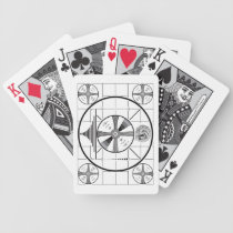 Indian Head Test Card Pattern playing cards