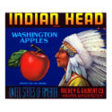 Indian Head Washington Apples posters by AllVintage Indian Head Washington Apples posters