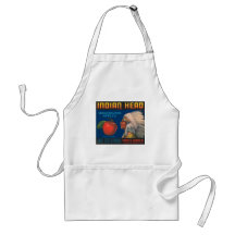 Indian Head Washington Apples Vintage Ad Aprons