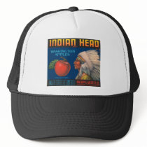 Indian Head Washington Apples Vintage Ad Hat