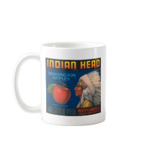 Indian Head Washington Apples Vintage Ad Coffee Mug