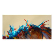 Indian Headdress Feathers Photo Card