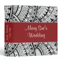 Indian Moroccan Exotic Ethnic African Henna Tattoo Binder