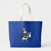 Indian on Horse Tshirts and Gifts Canvas Bag