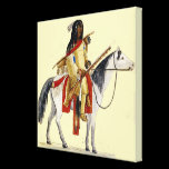 Indian on Horseback canvas prints