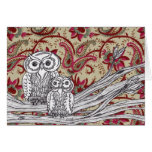 Indian Owls Card Indian Owls Card